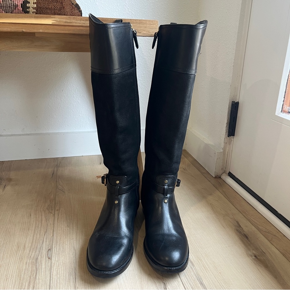 Tory Burch Simone Riding Boots Size 8M - Picture 4 of 15